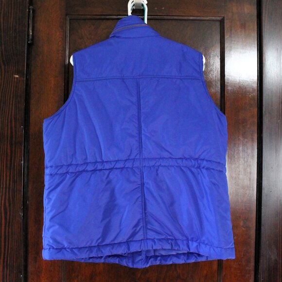 Liz Claiborne Royal Blue Hooded Puffer Vest, IX - Picture 2 of 10
